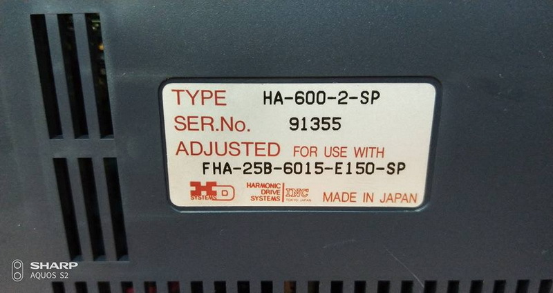 HARMONIC DRIVE HA-600-2-SP AC SERVO DRIVER - PLC DCS SERVO Control
